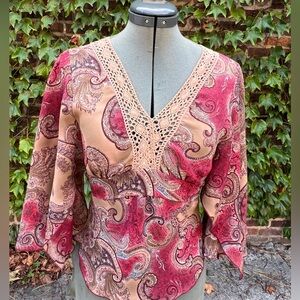 Lovely paisley print blouse